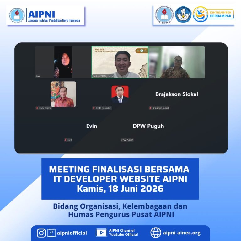 meeting finalisasi website aipni